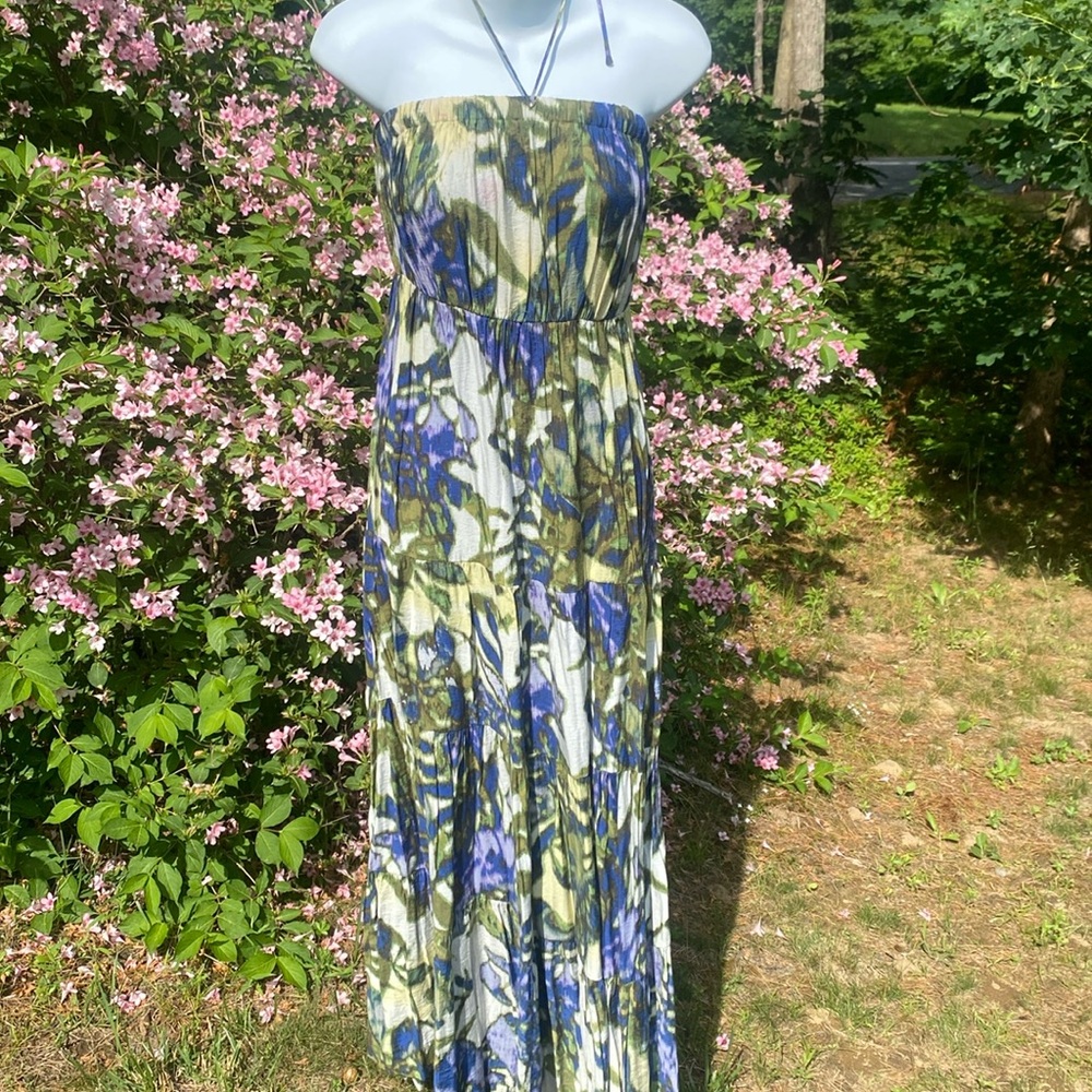 New York & Company Woman’s Sz. XS Summer Floral Summer Maxi Dress - Picture 1 of 9